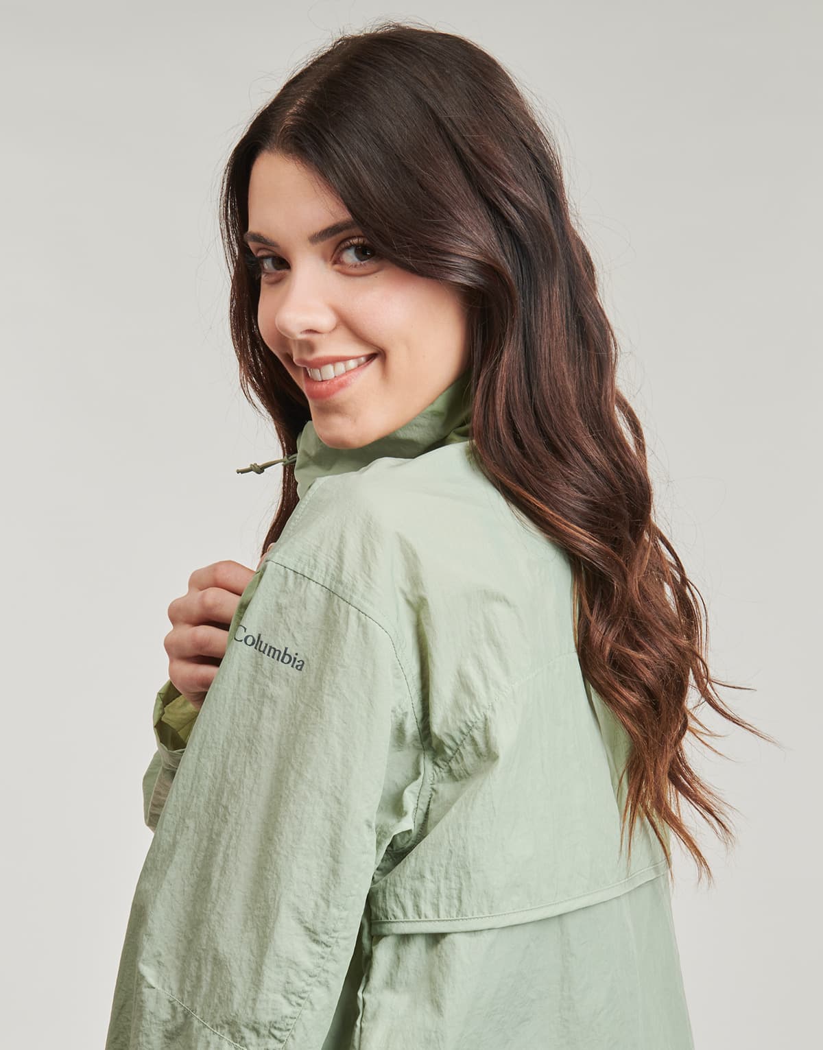 Women's Windbreakers Columbia Green