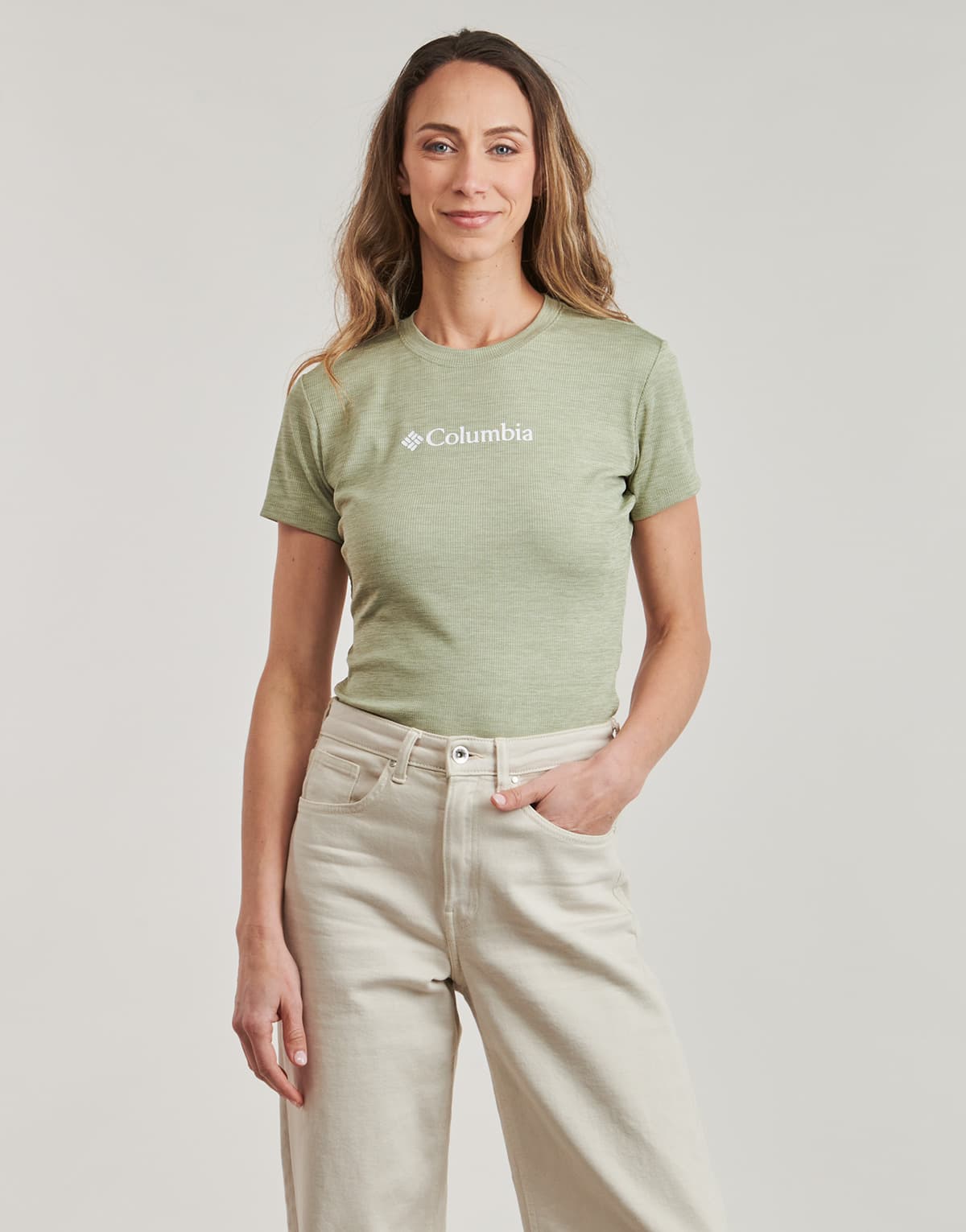 Women's T-Shirts Columbia Green