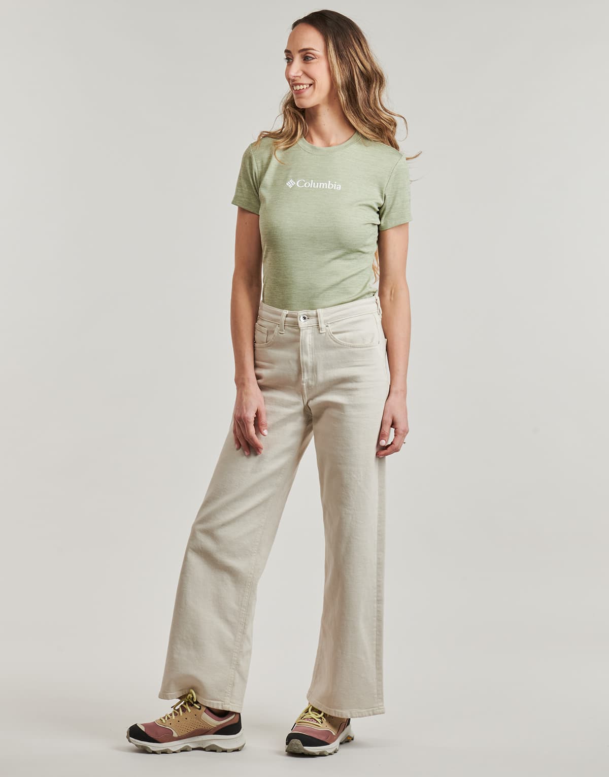 Women's T-Shirts Columbia Green