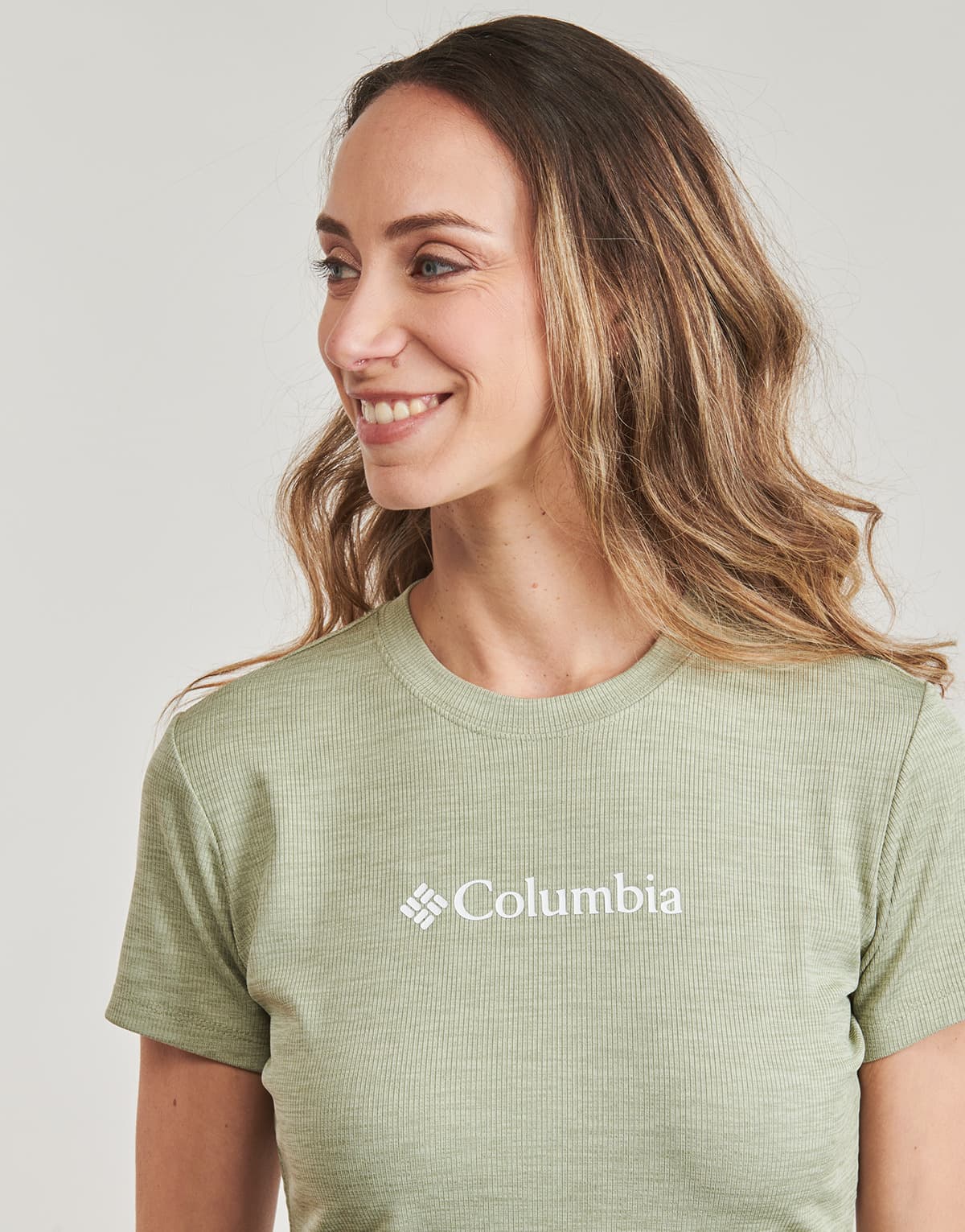 Women's T-Shirts Columbia Green