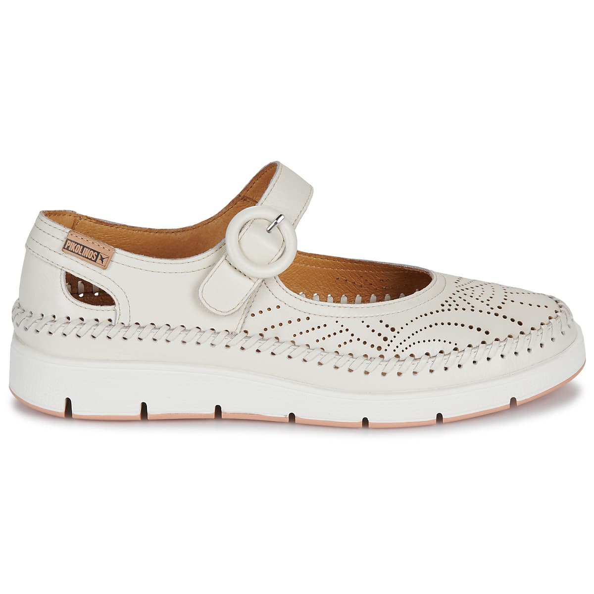 Women's Ballet Flats Pikolinos White