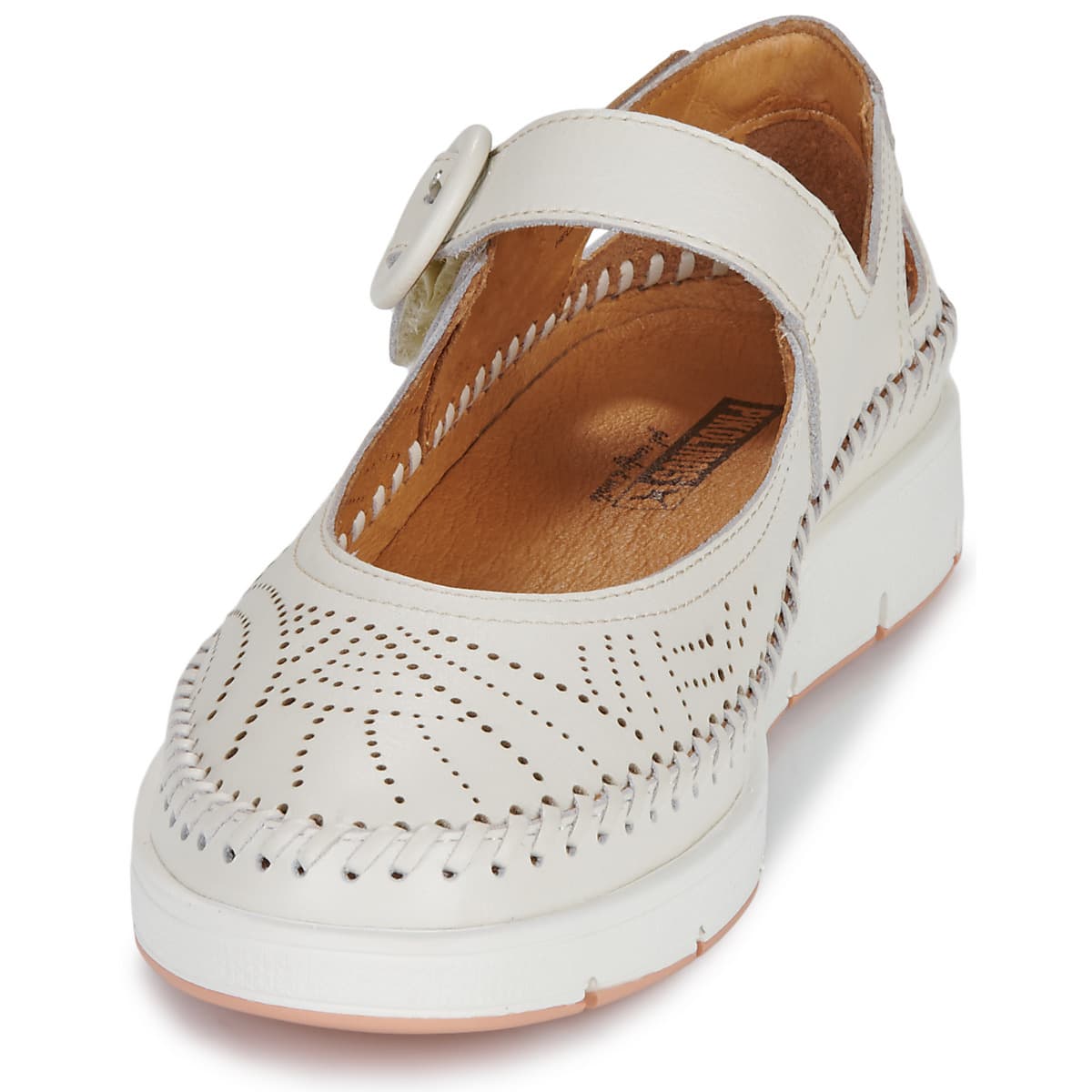 Women's Ballet Flats Pikolinos White