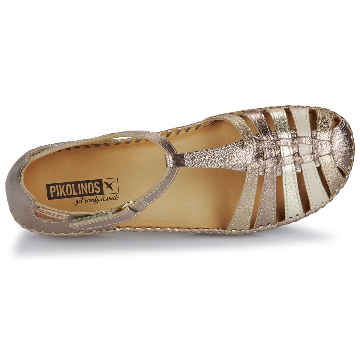 Women's Platforms Pikolinos Gold