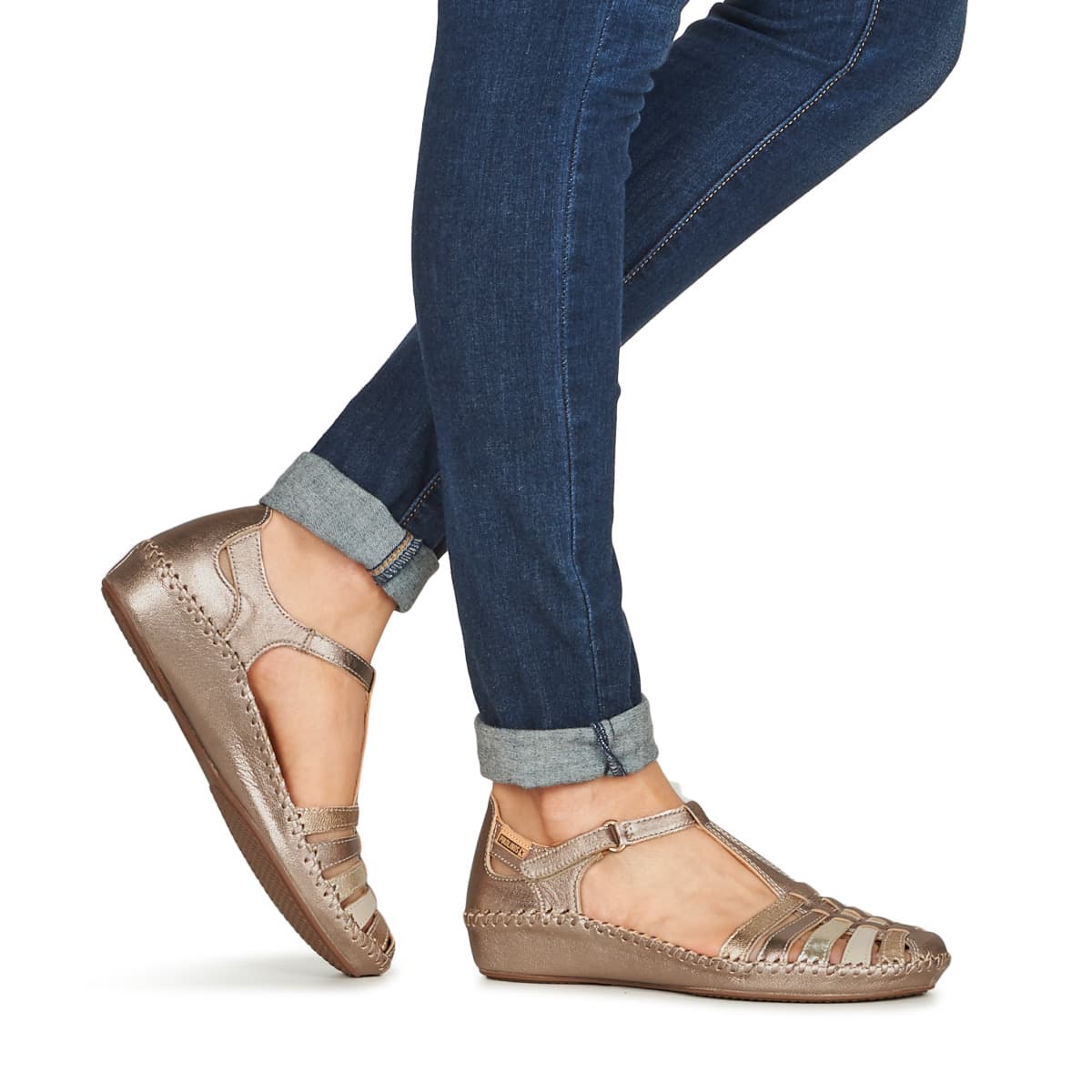 Women's Platforms Pikolinos Gold