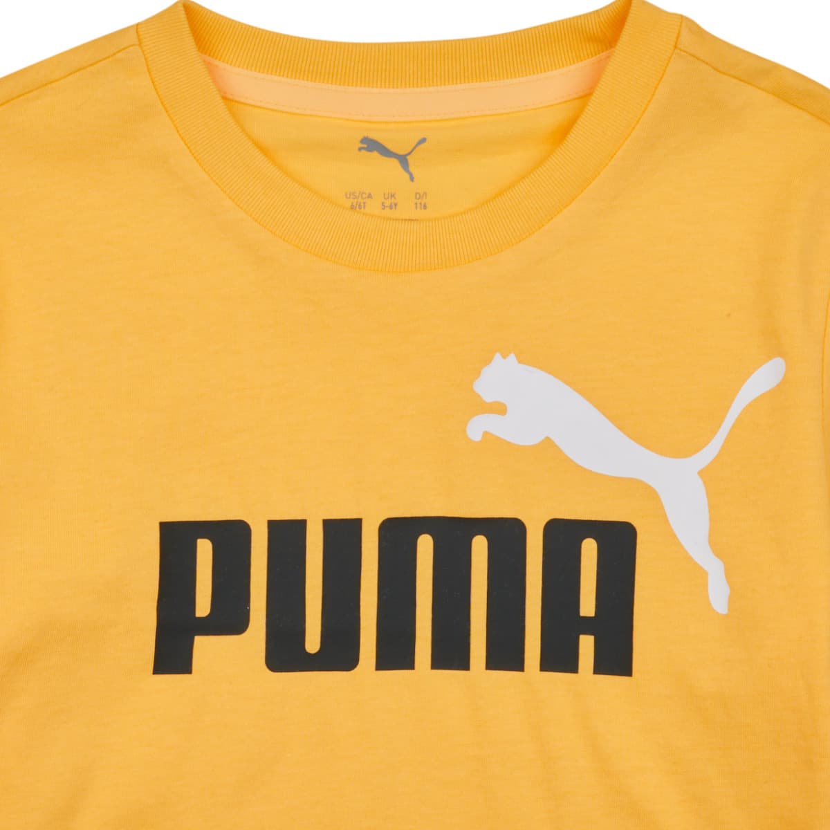 Boys' T-Shirts Puma Yellow