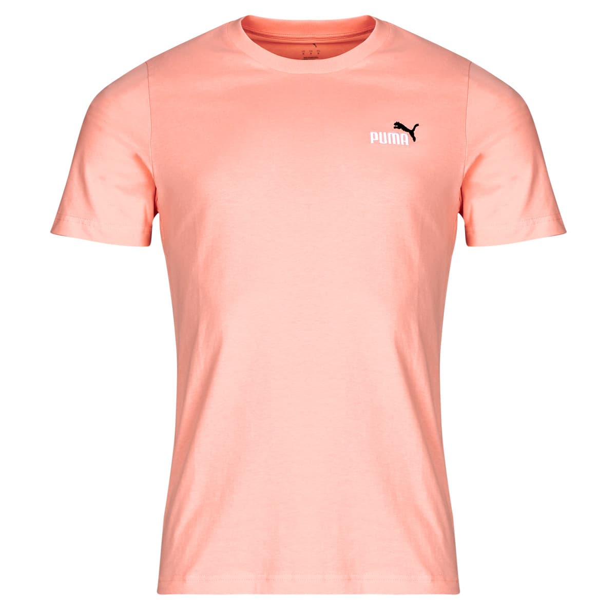 Puma Essentials 2 Color Small No. 1 Logo T-Shirt Ροζ