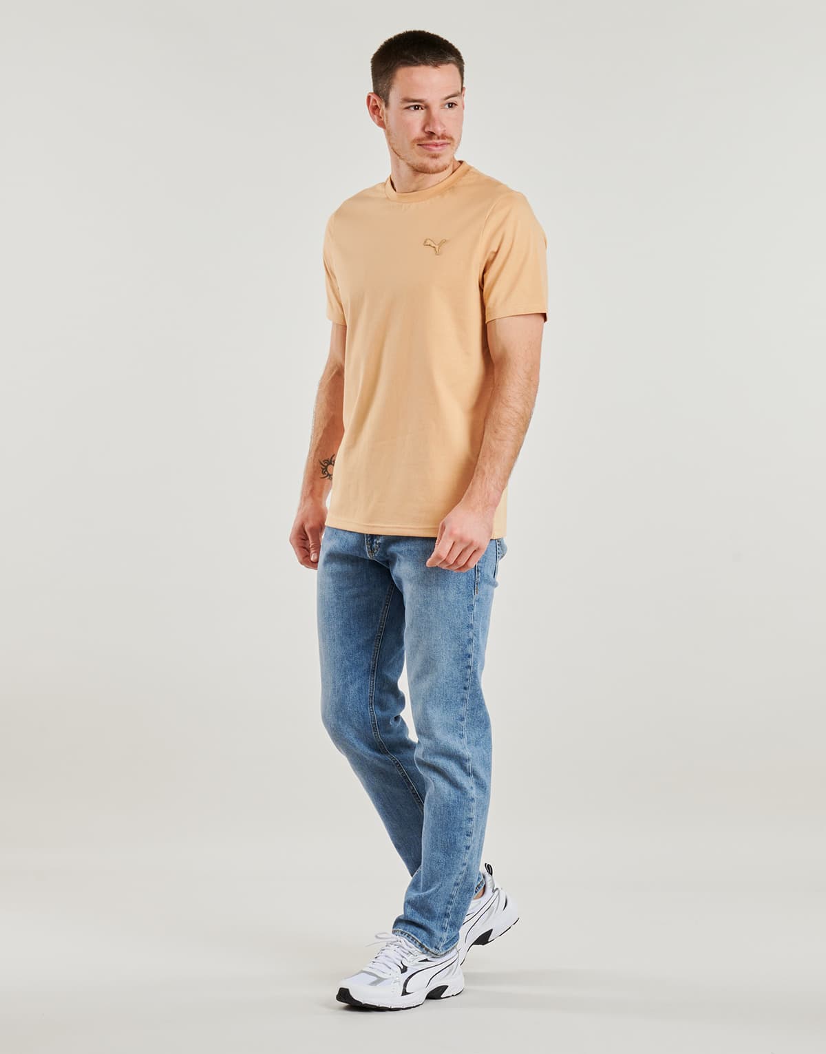 Men's T-Shirts Puma Beige