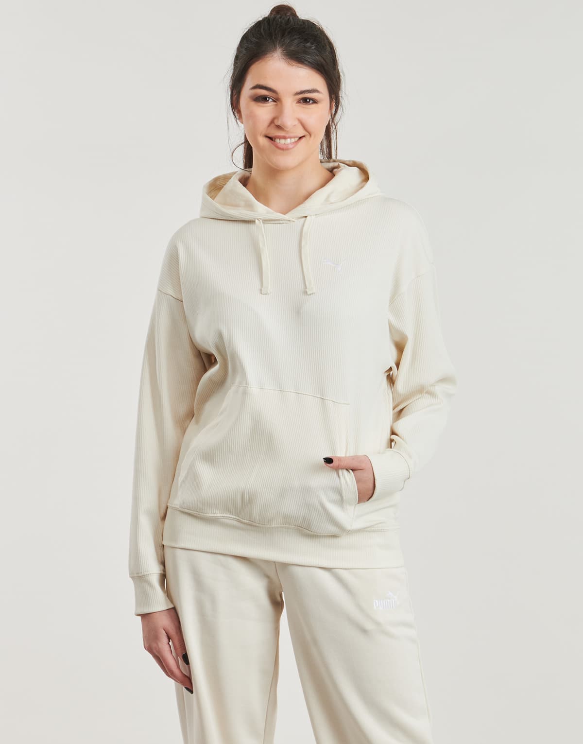 Women's Sweatshirts Puma Beige