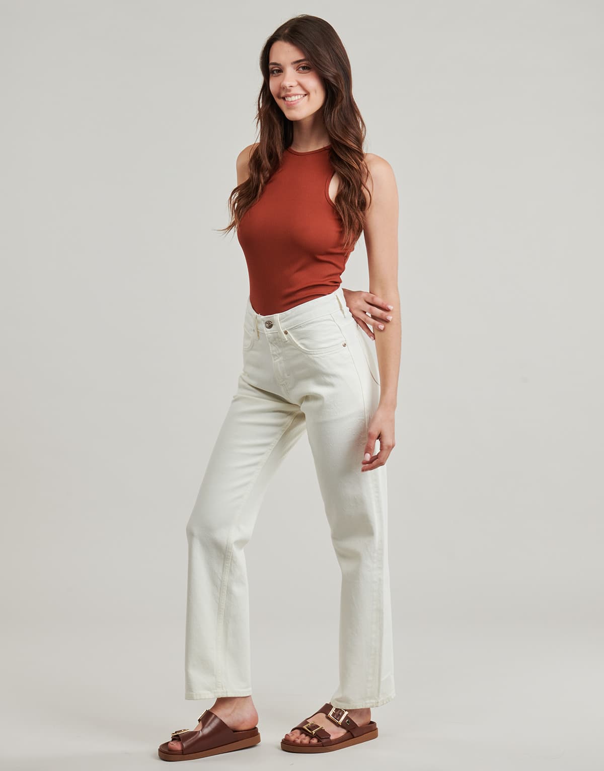 Women's Jeans Lee White