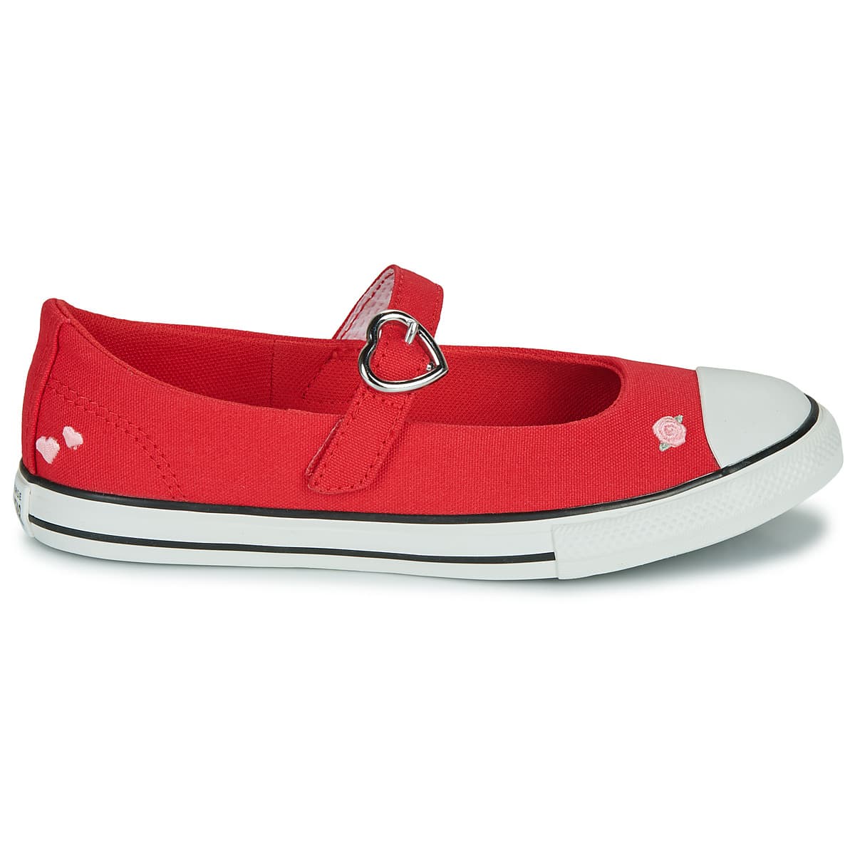 Women's Ballet Flats Converse Red