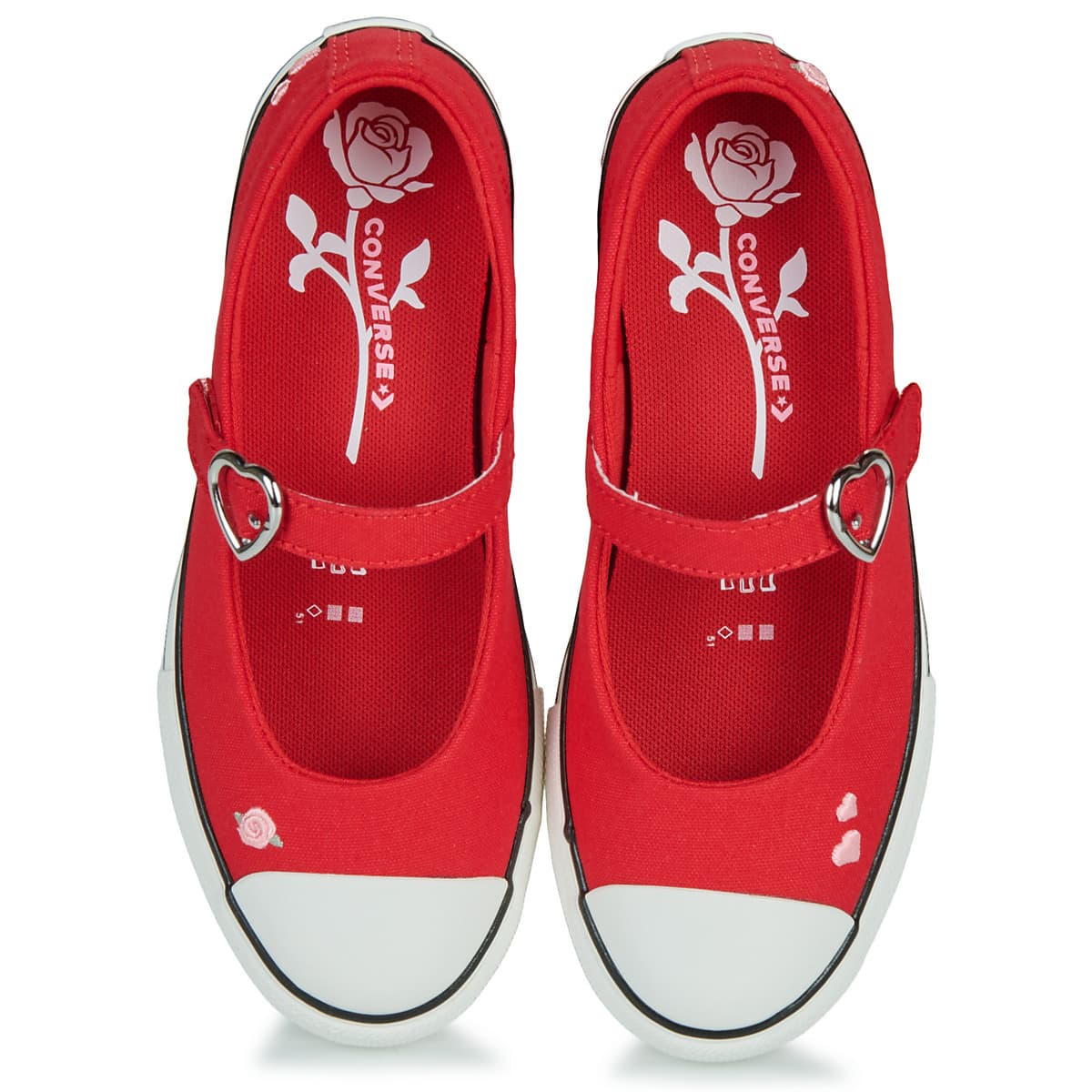Women's Ballet Flats Converse Red