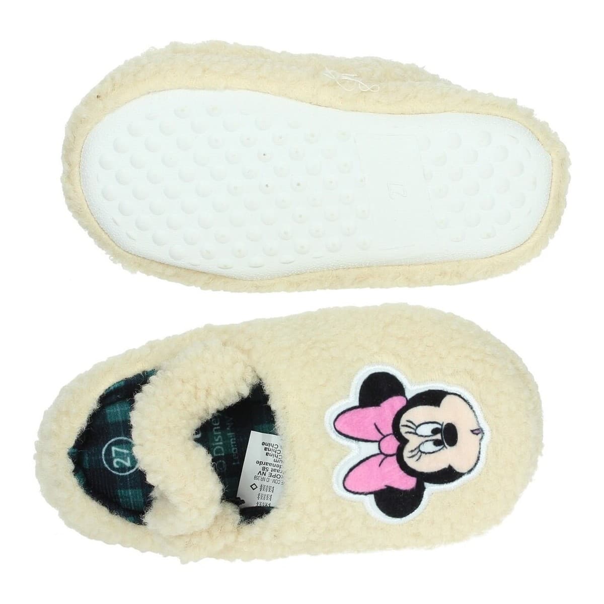 Girls' Flip Flops Disney Beige