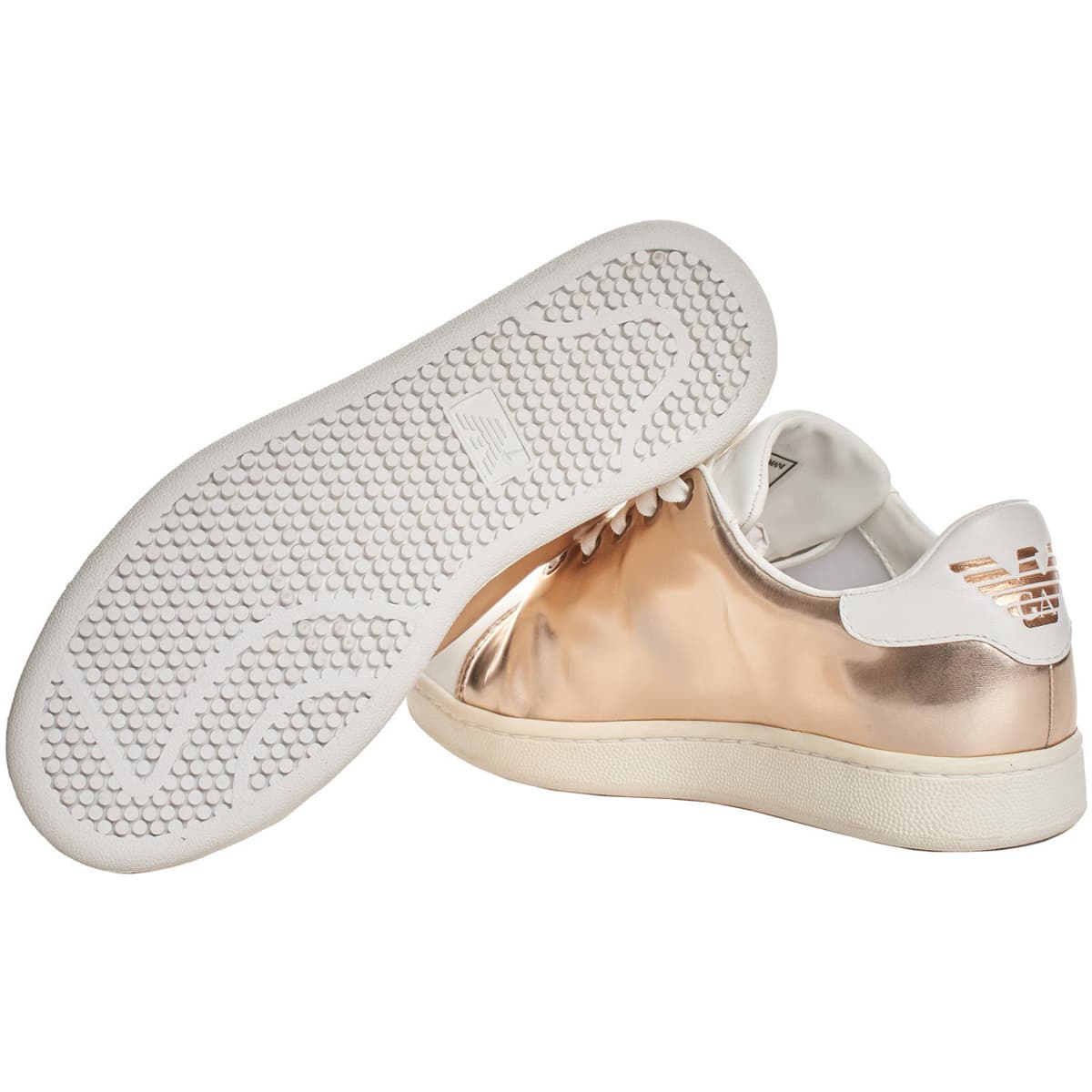 Women's Tennis Shoes Emporio Armani Gold