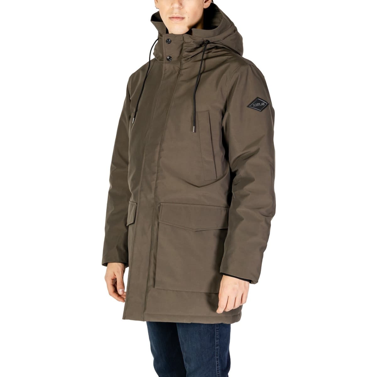 Men's Parkas Replay Green
