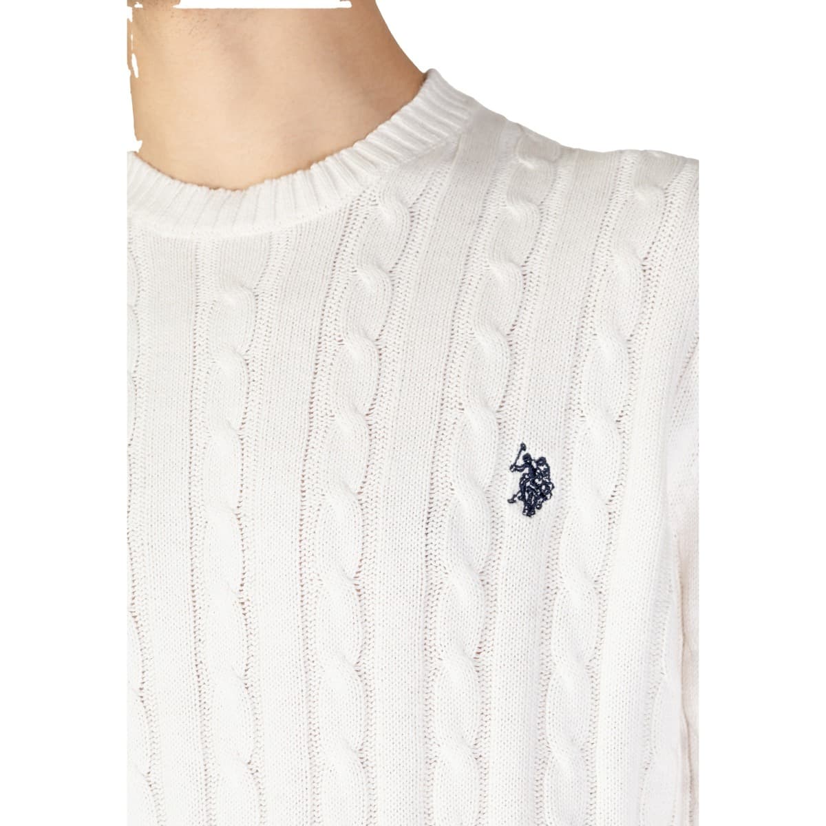 Men's Sweaters U.S Polo Assn. White