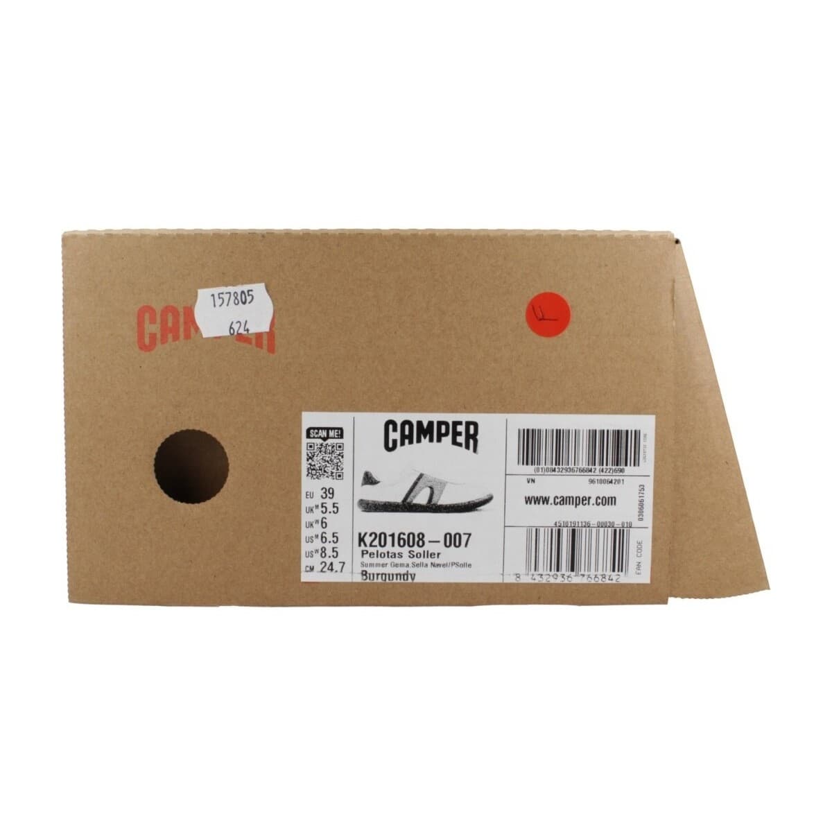 Women's Sneakers Camper Bordeaux