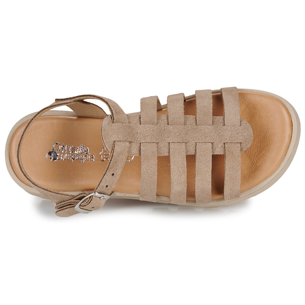 Girls' Sandals Citrouille et Compagnie Brown