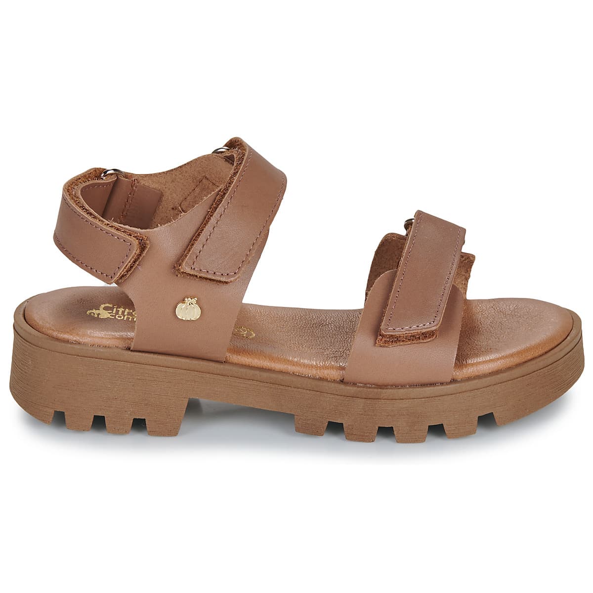Girls' Sandals Citrouille et Compagnie Brown