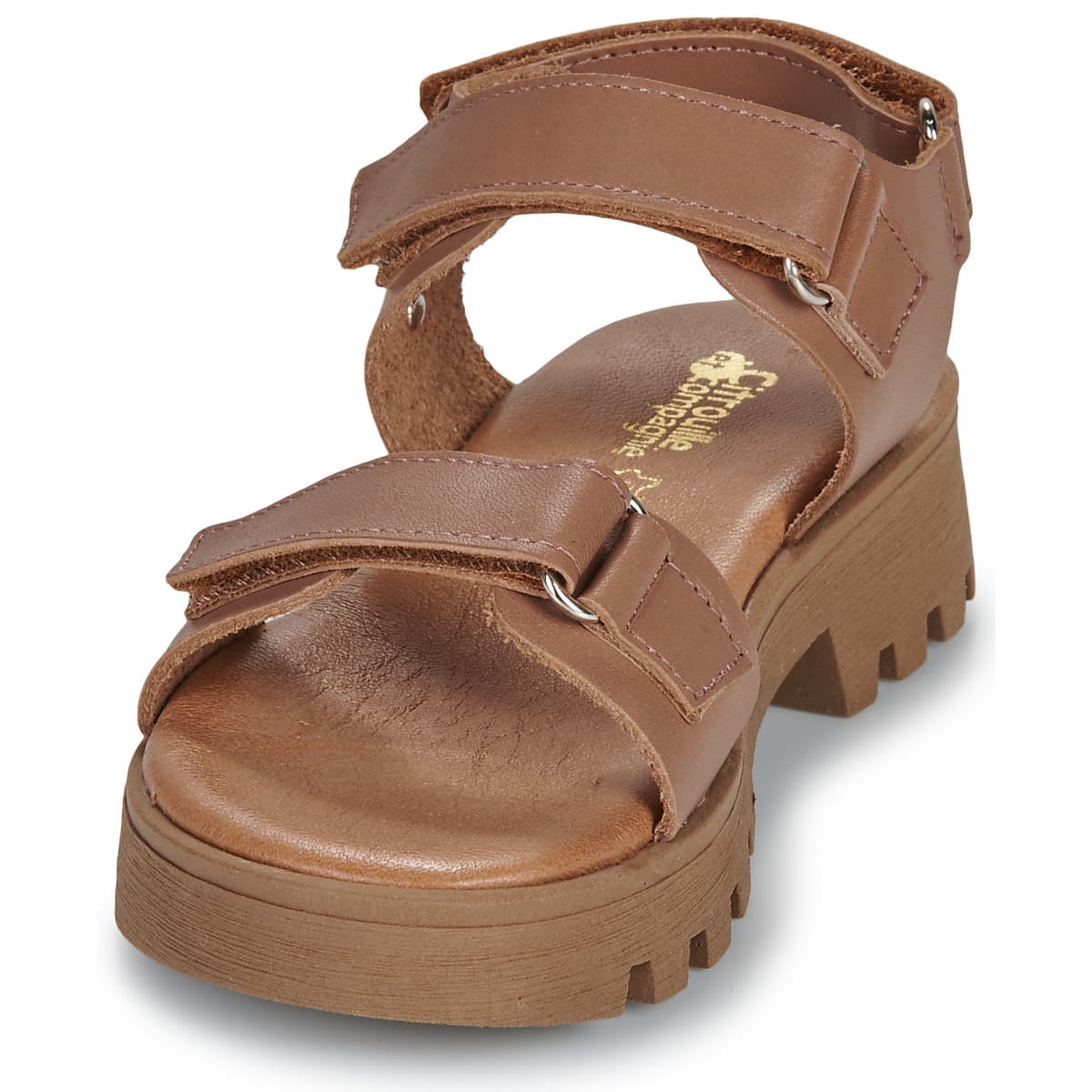 Girls' Sandals Citrouille et Compagnie Brown
