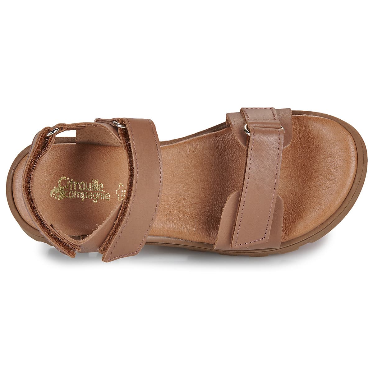 Girls' Sandals Citrouille et Compagnie Brown