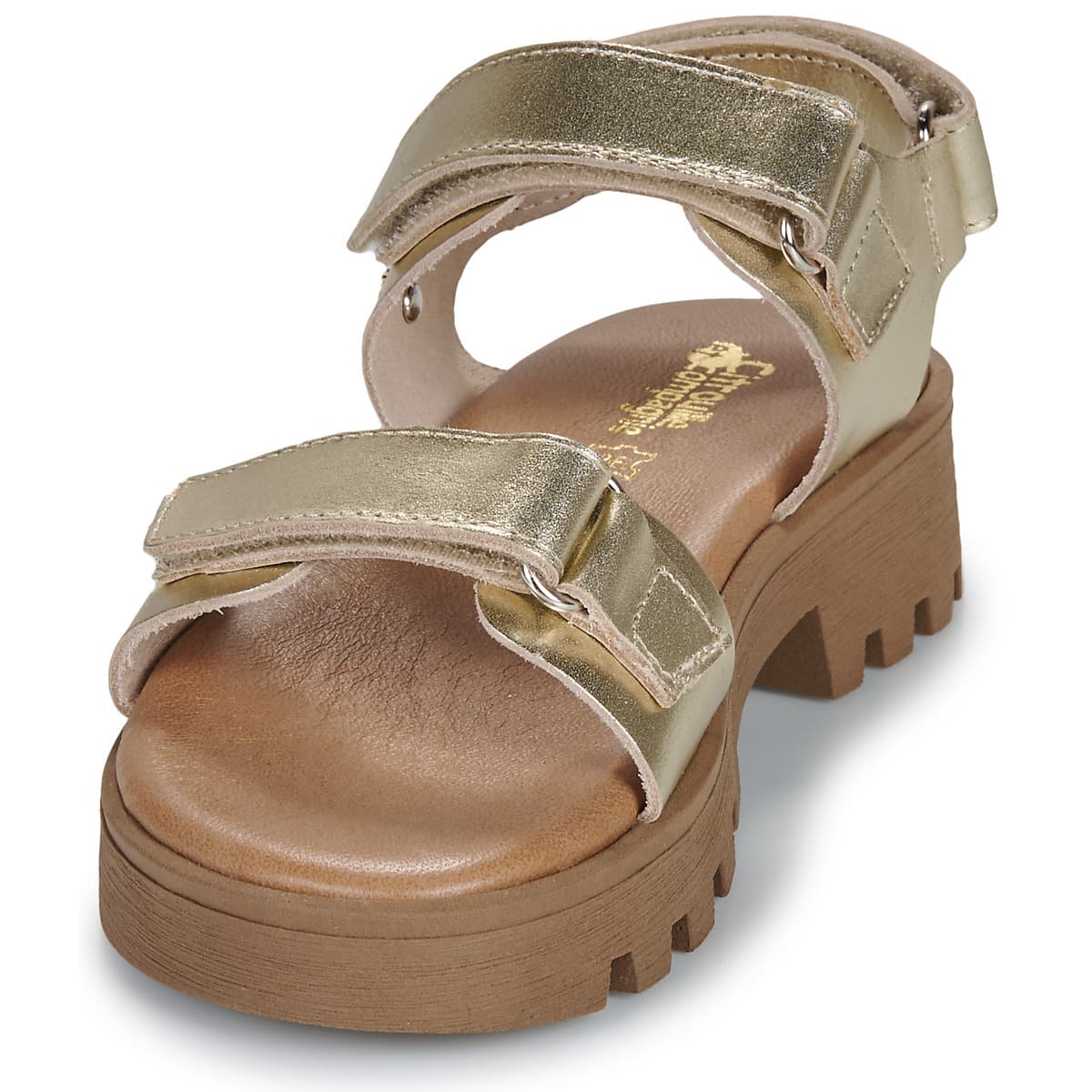 Girls' Sandals Citrouille et Compagnie Gold