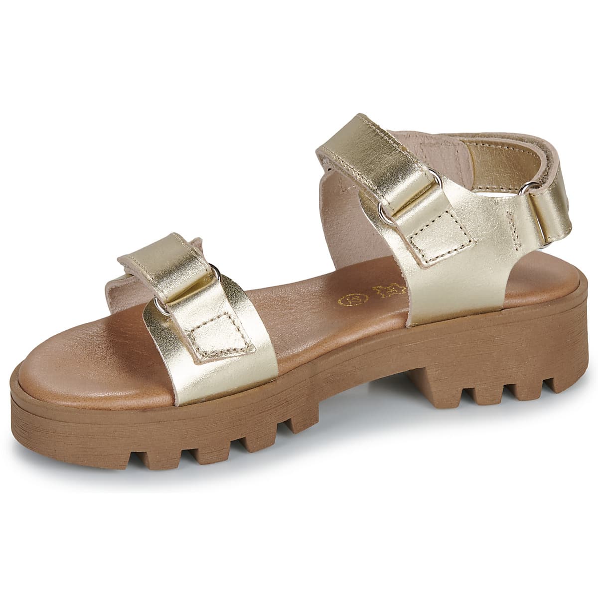 Girls' Sandals Citrouille et Compagnie Gold