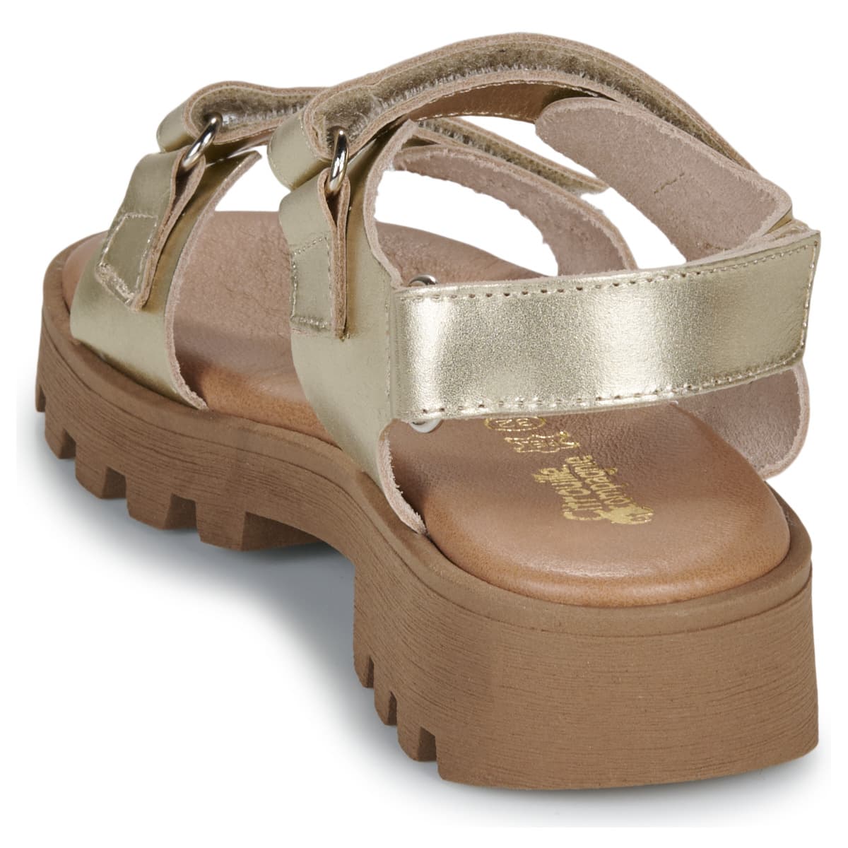 Girls' Sandals Citrouille et Compagnie Gold