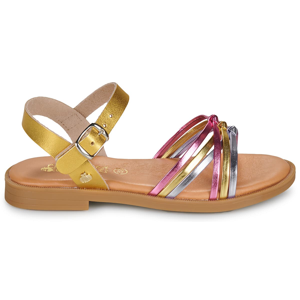 Girls' Sandals Citrouille et Compagnie Gold