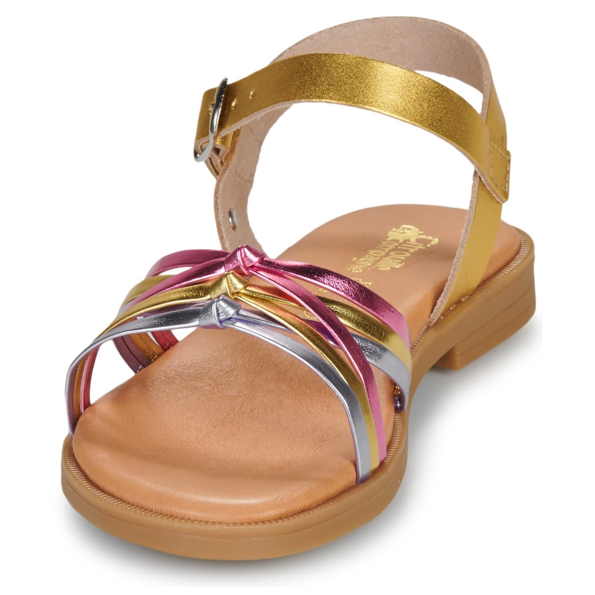 Girls' Sandals Citrouille et Compagnie Gold