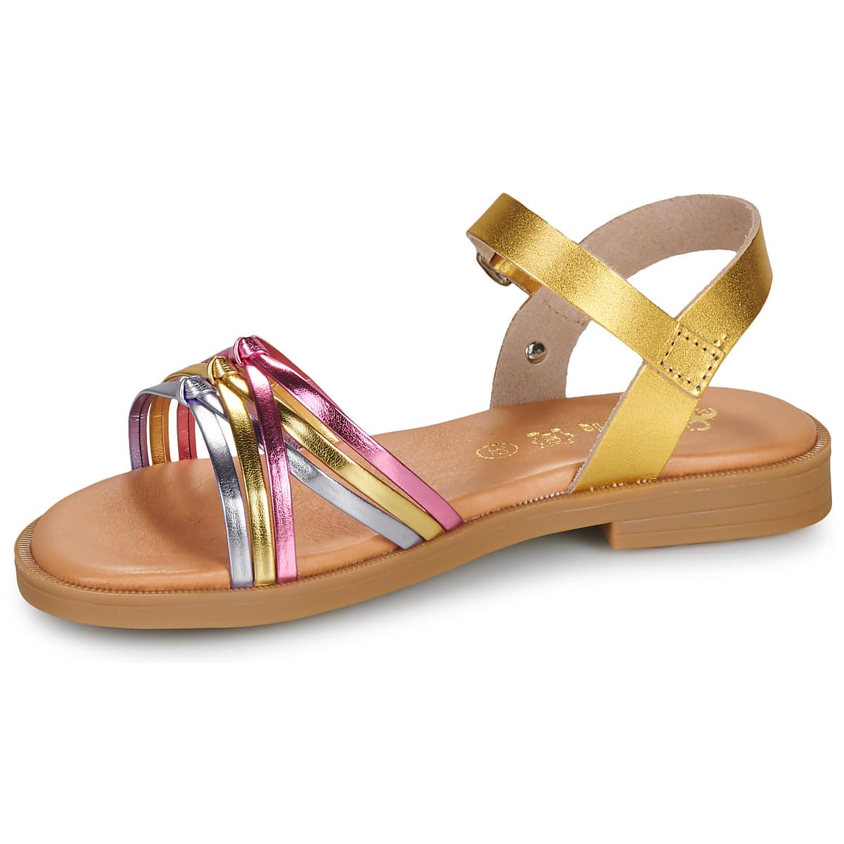 Girls' Sandals Citrouille et Compagnie Gold