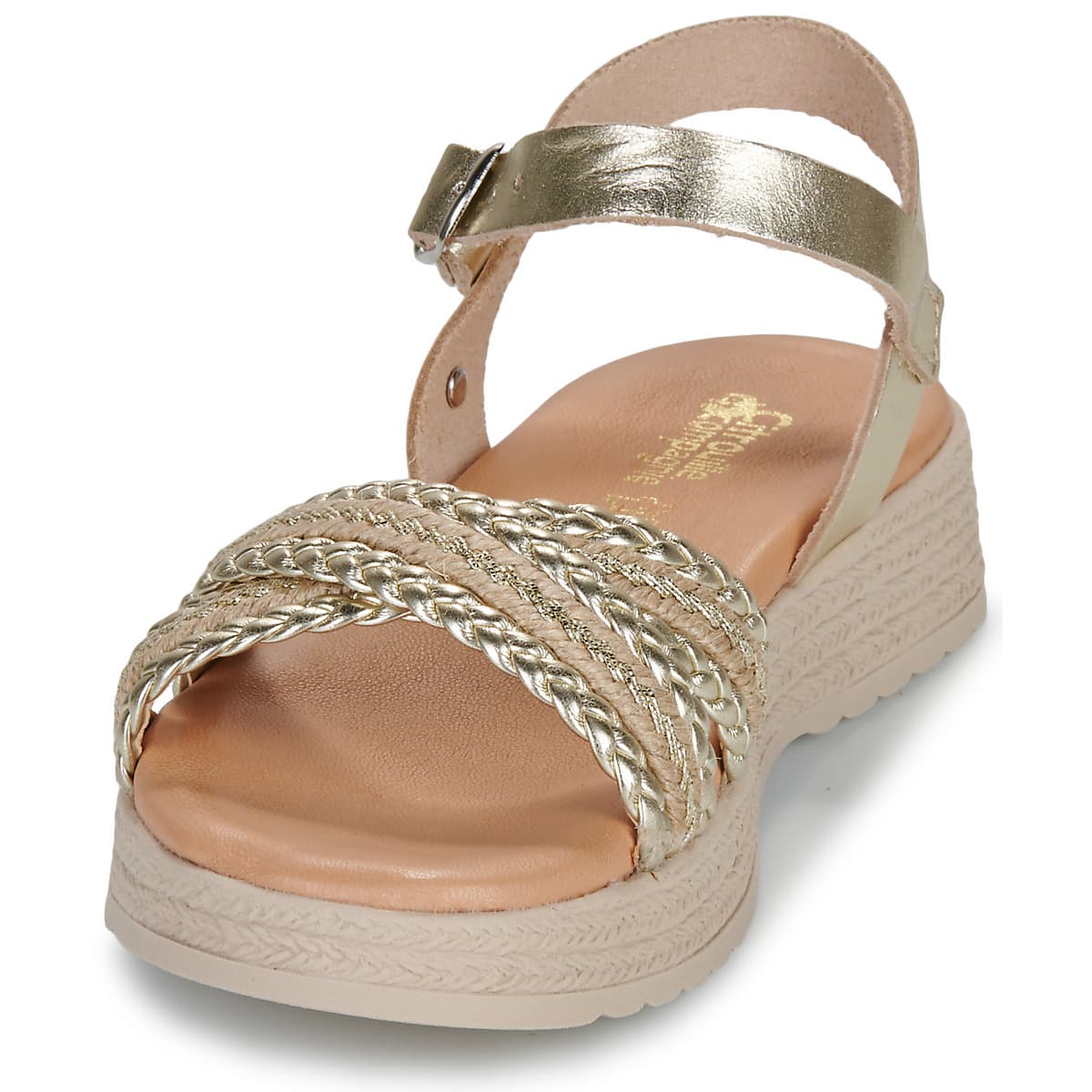 Girls' Sandals Citrouille et Compagnie Gold