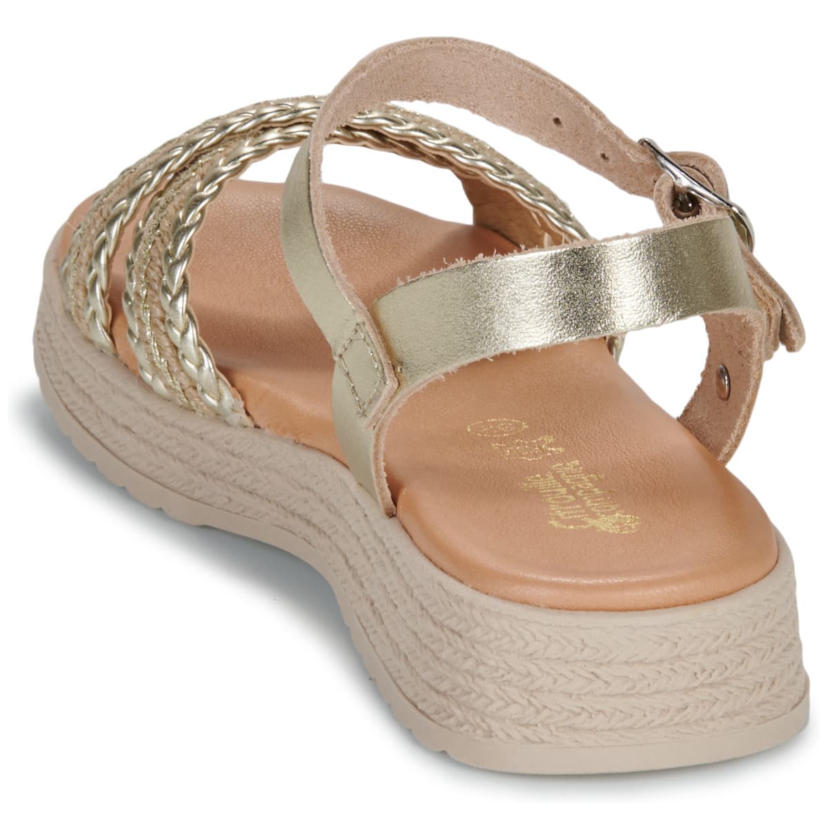 Girls' Sandals Citrouille et Compagnie Gold