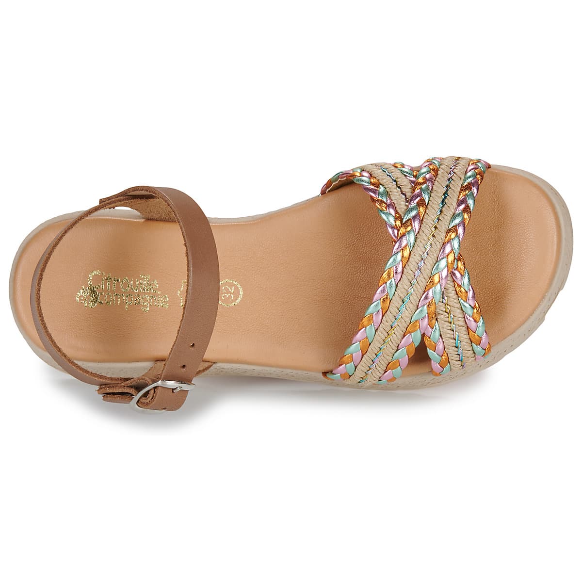 Girls' Sandals Citrouille et Compagnie Multicolor