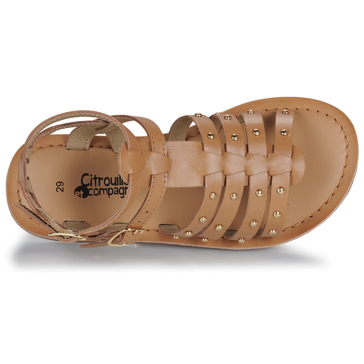Girls' Sandals Citrouille et Compagnie Brown