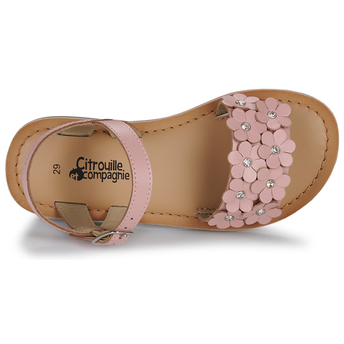 Girls' Sandals Citrouille et Compagnie Pink