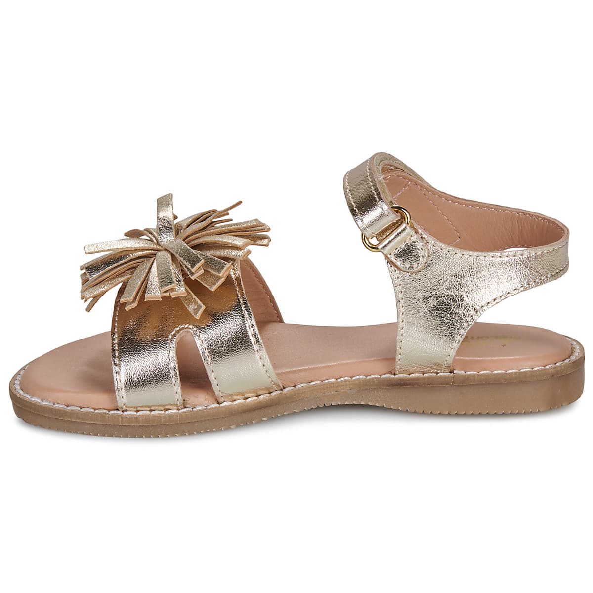Girls' Sandals Citrouille et Compagnie Gold
