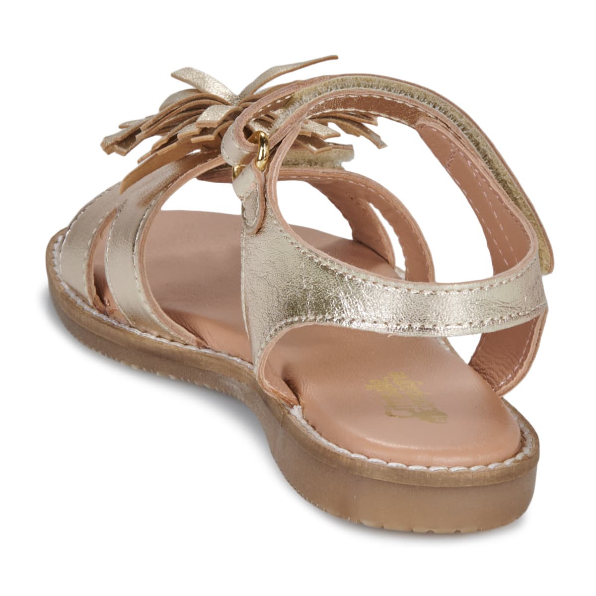 Girls' Sandals Citrouille et Compagnie Gold