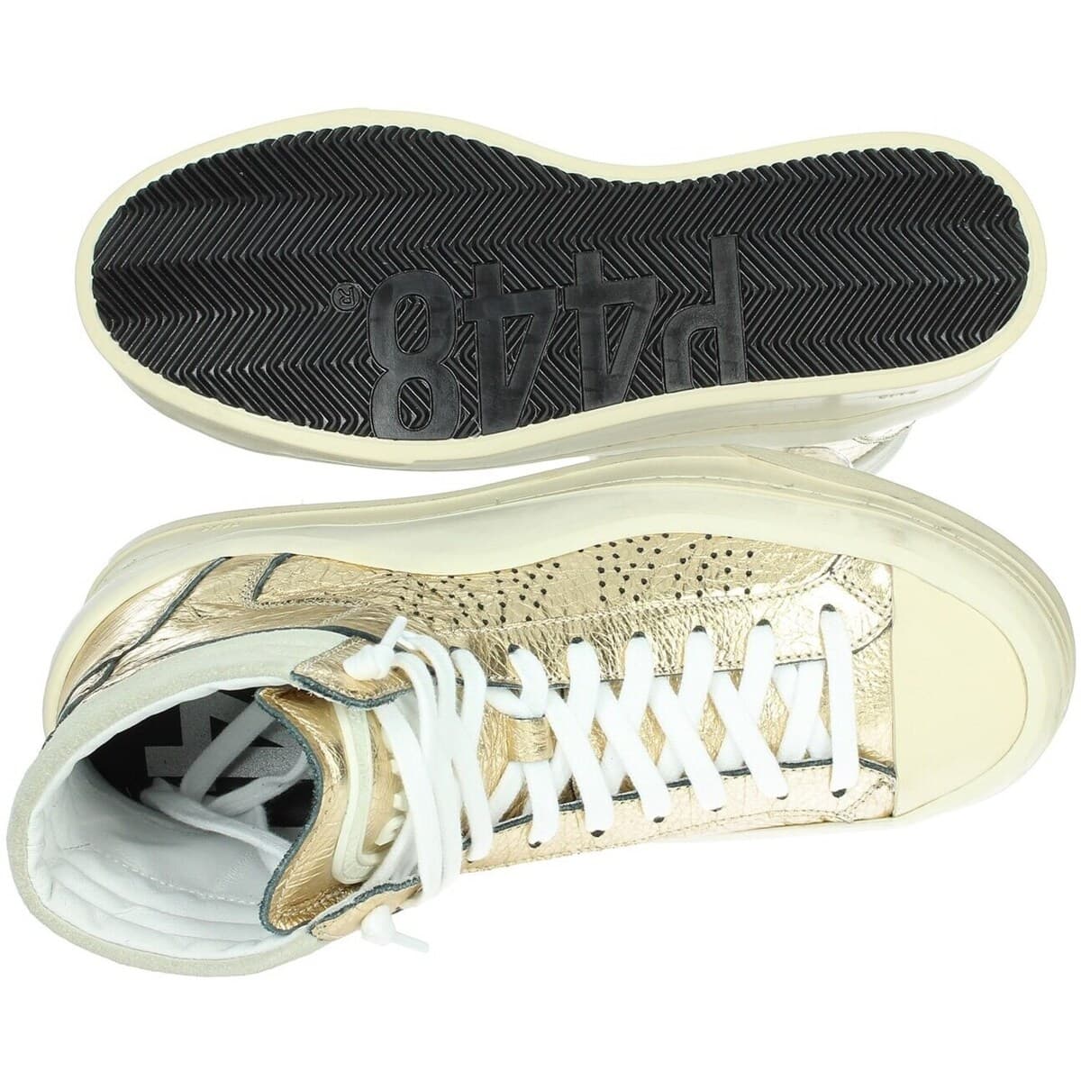 Women's Sneakers P448 Gold