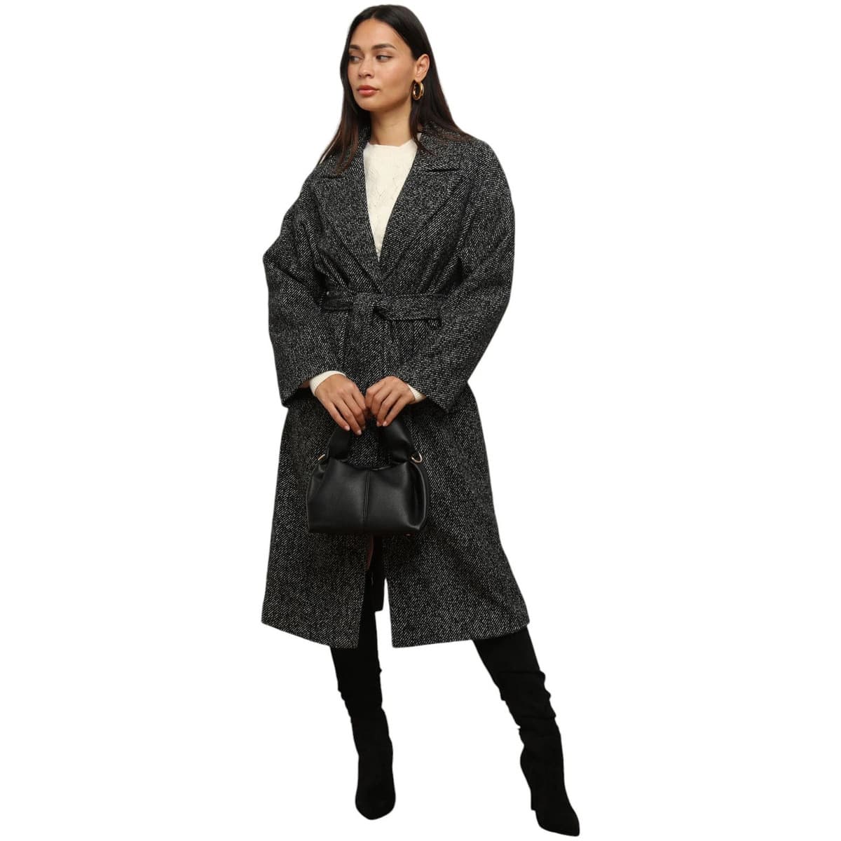 Women's Coats La Modeuse Gray