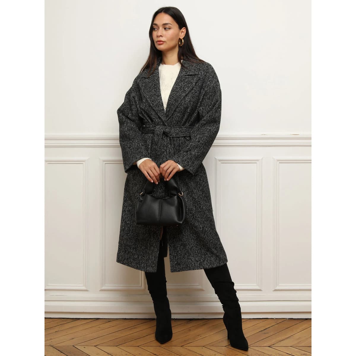 Women's Coats La Modeuse Gray