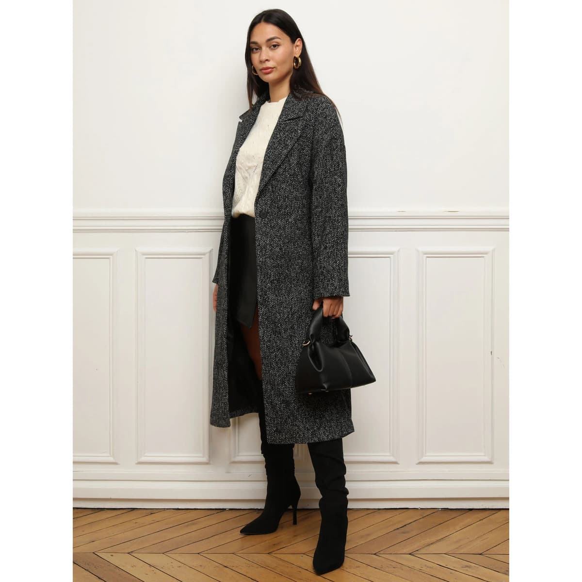 Women's Coats La Modeuse Gray