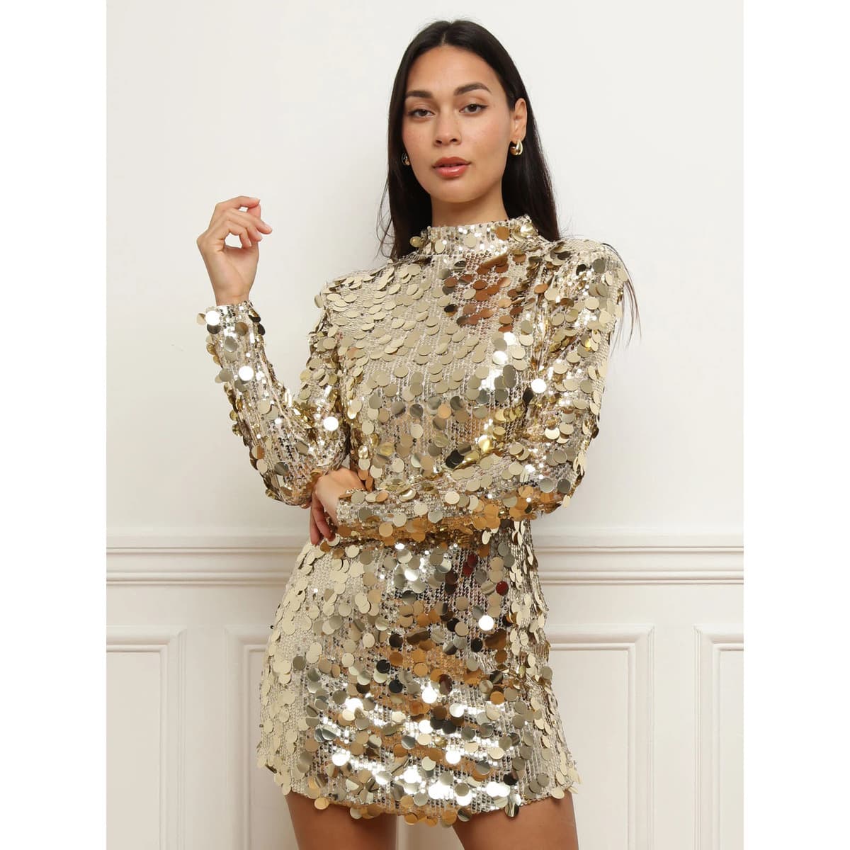 Women's Dresses La Modeuse Gold