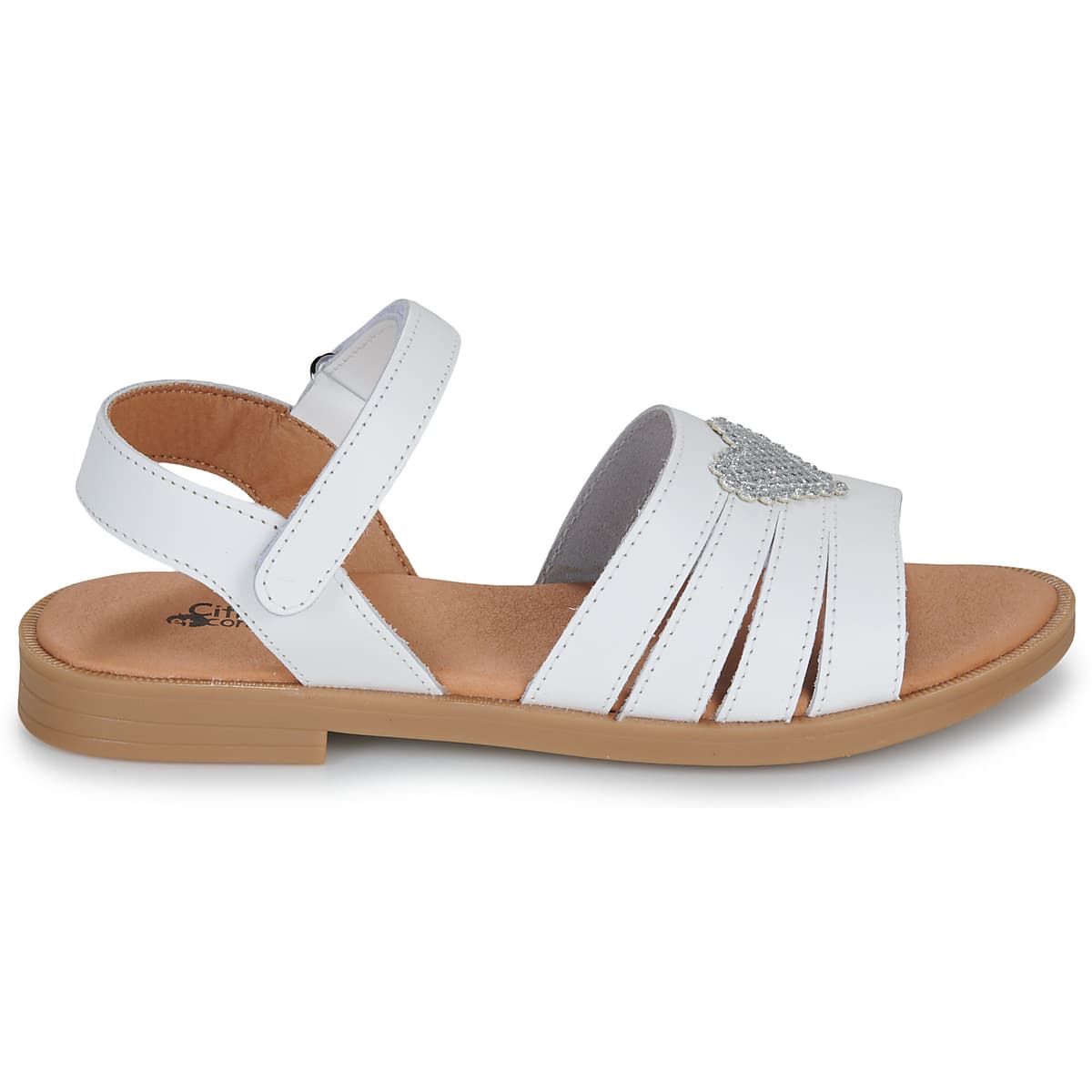 Girls' Sandals Citrouille et Compagnie White