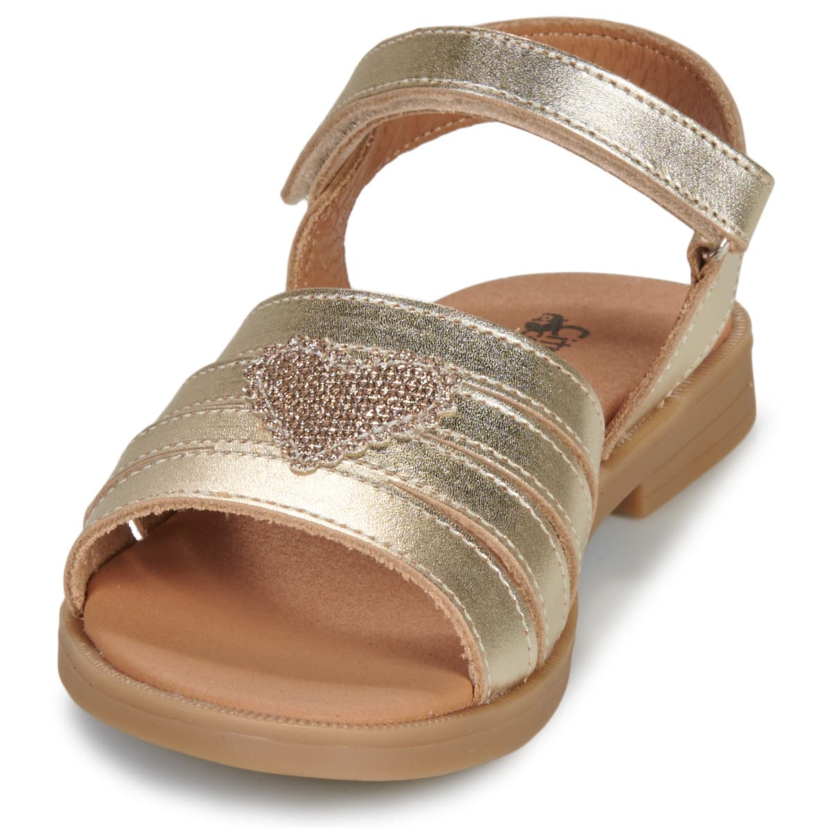 Girls' Sandals Citrouille et Compagnie Gold