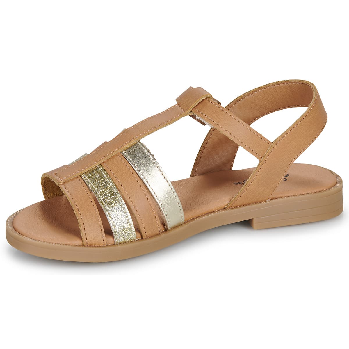Girls' Sandals Citrouille et Compagnie Brown