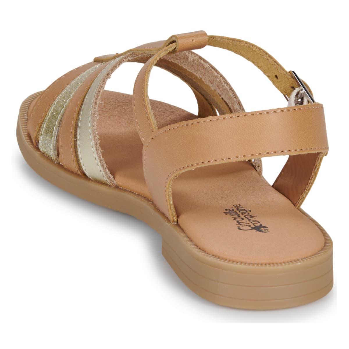 Girls' Sandals Citrouille et Compagnie Brown