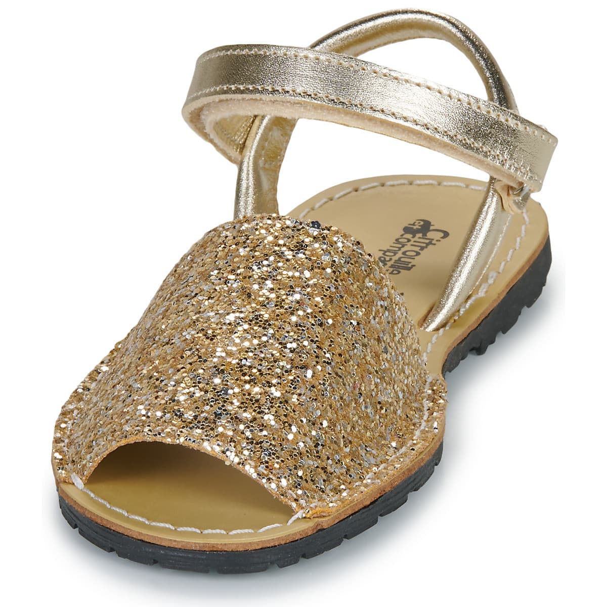 Girls' Sandals Citrouille et Compagnie Gold