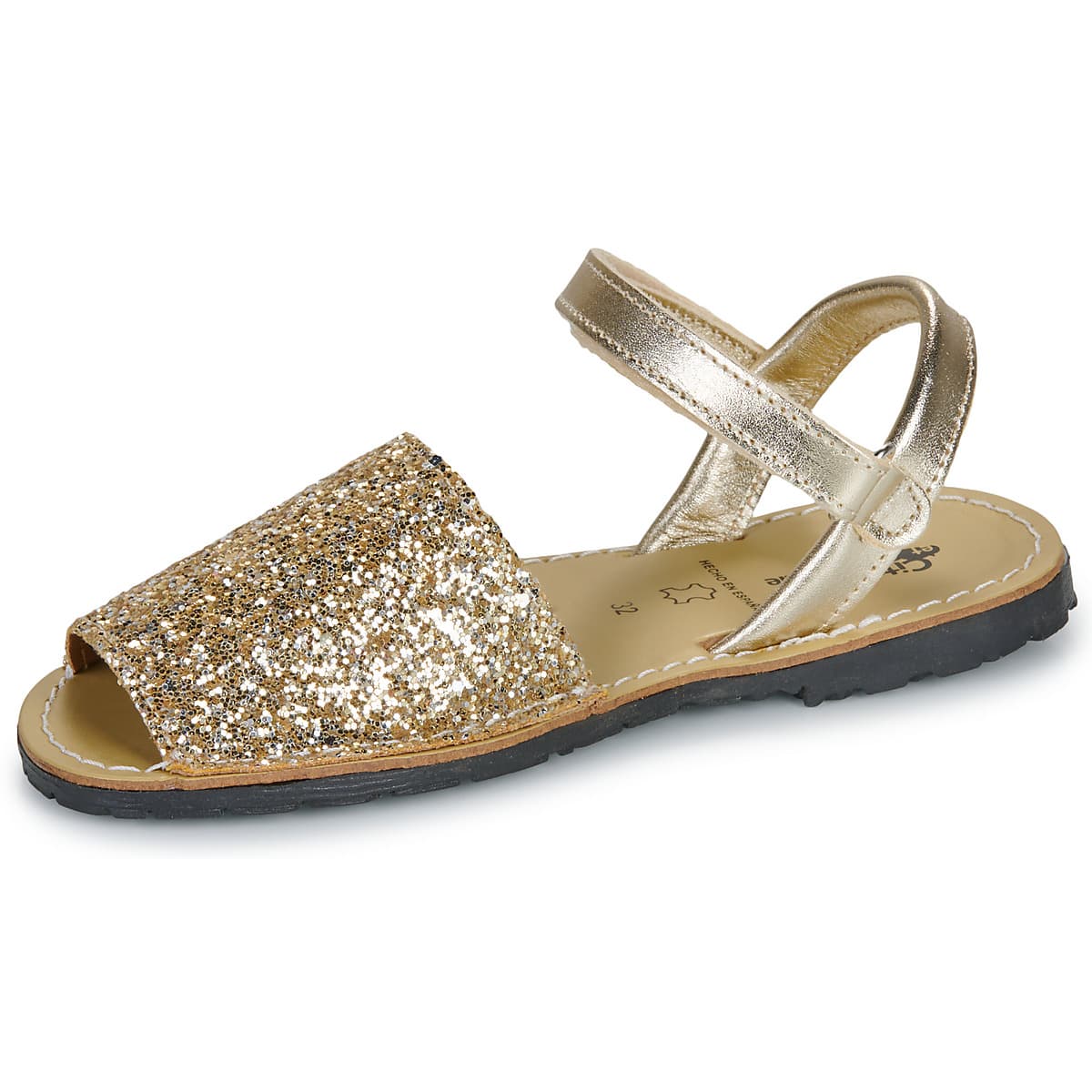Girls' Sandals Citrouille et Compagnie Gold