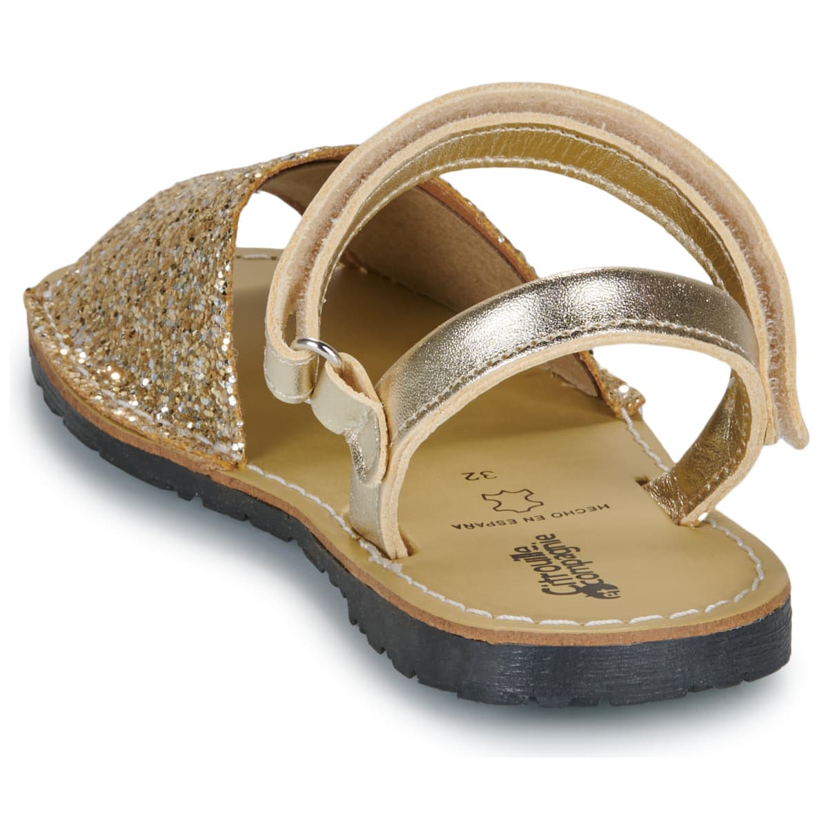 Girls' Sandals Citrouille et Compagnie Gold