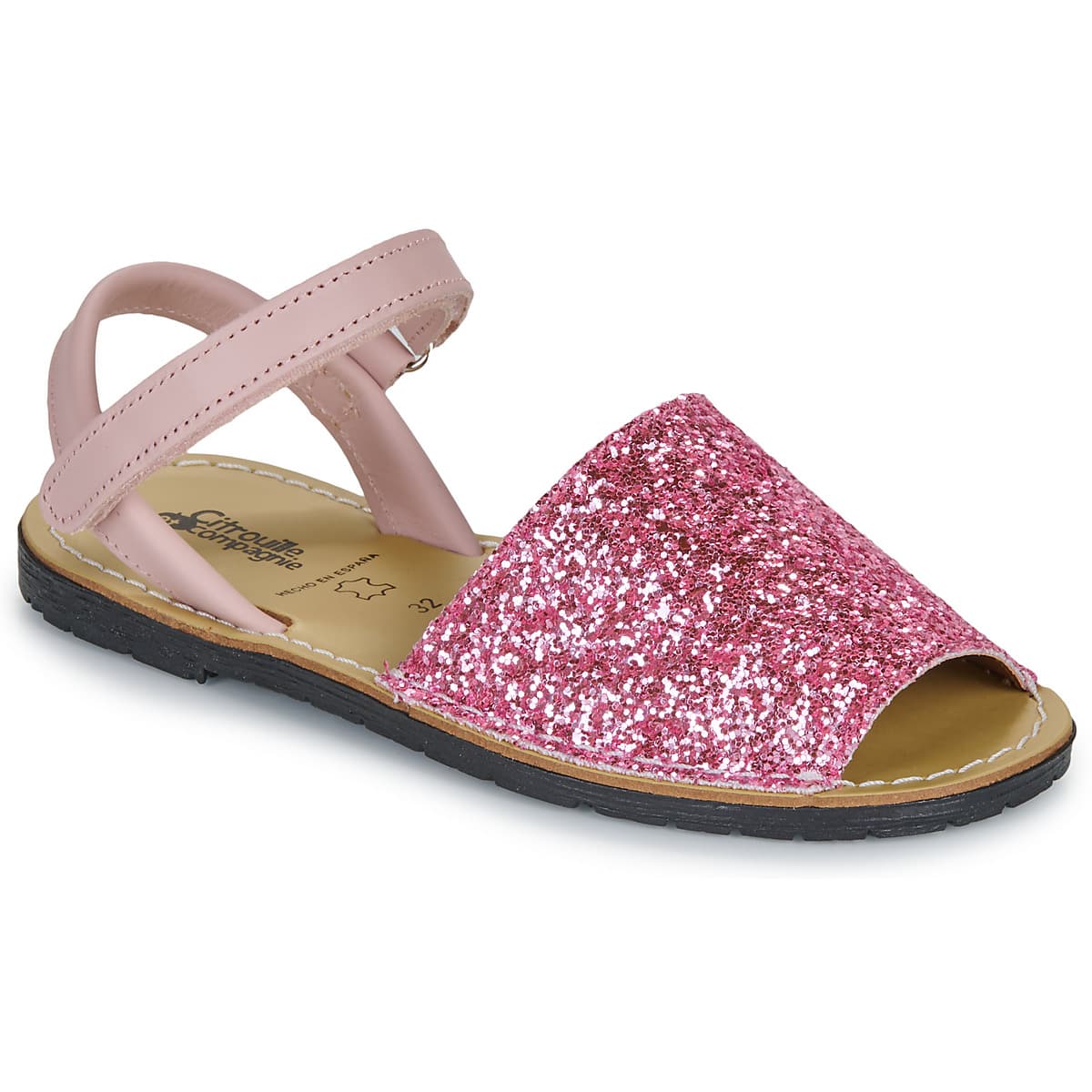 Σανδάλια χωρίς τακούνι Citrouille et Compagnie PAILETTE
